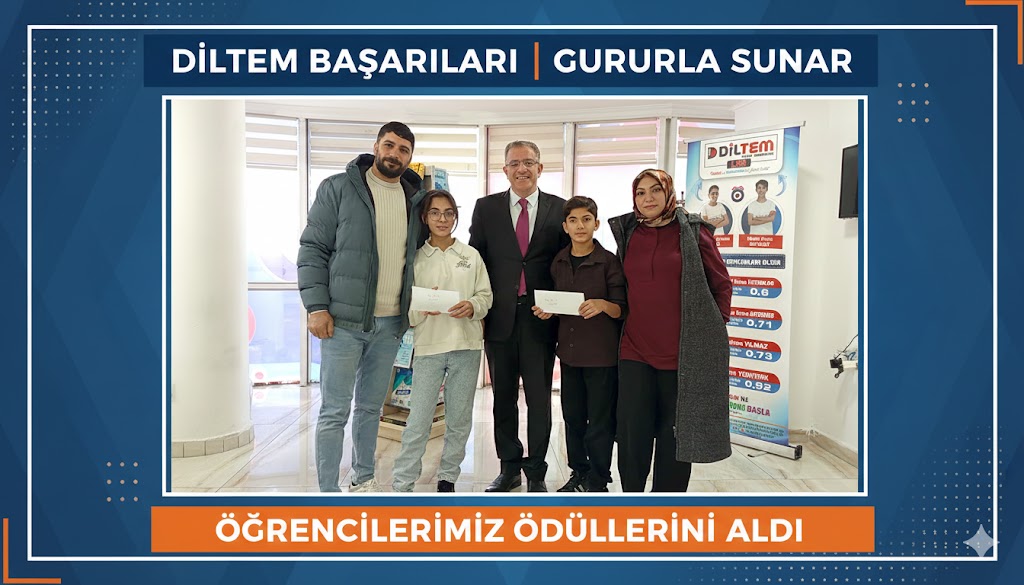 DİLTEM Geleneksel Süper İkili Sınavında Dereceye Giren Öğrencilere Ödülleri Verildi!(31.12.2025)