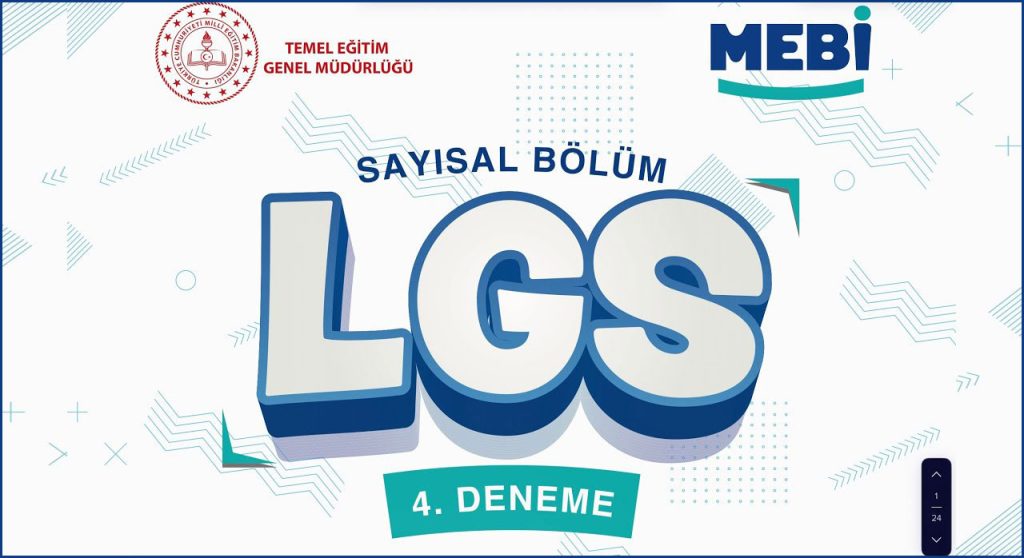 MEBİ LGS Deneme Sınavı 4 Yayınlandı…