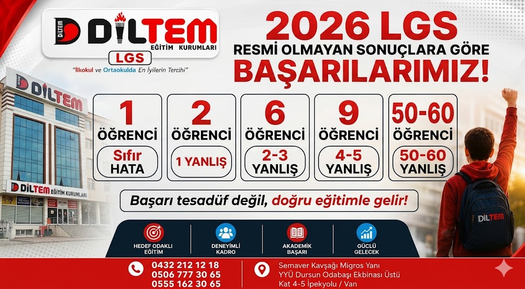 DİLTEM LGS’de Zirveye Ambargo Koydu: İlk Sonuçlar Gurur Verici! 13.06.2026